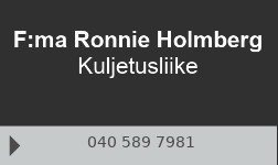 F:ma Ronnie Holmberg logo